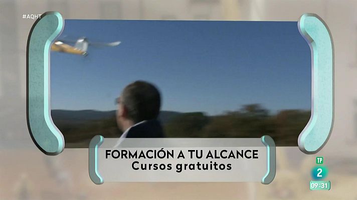 Aquí hay trabajo - Formación gratuita en drones y artesanía