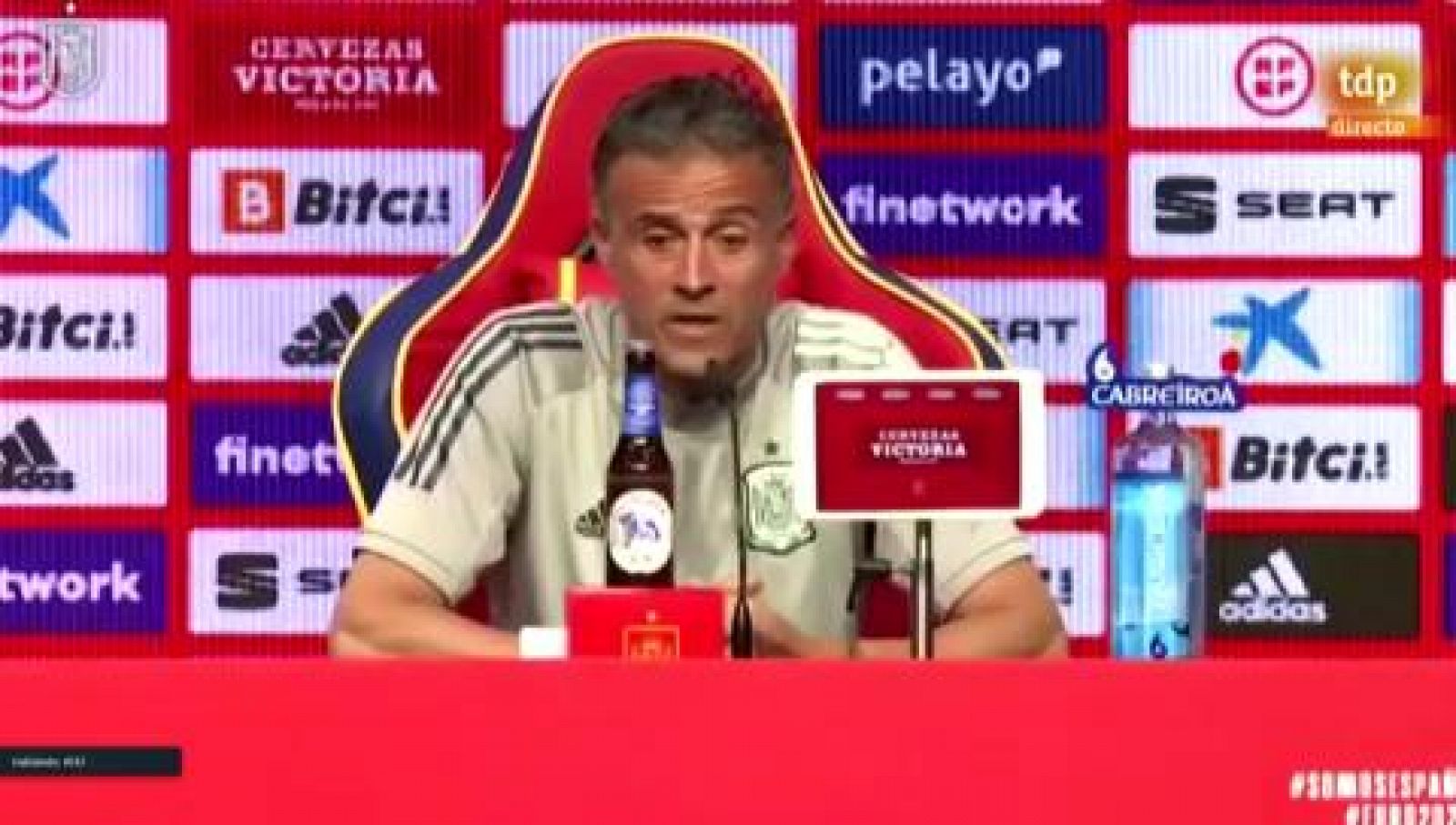 Luis Enrique: "Hubiera convocado a 23 en vez de a 24"