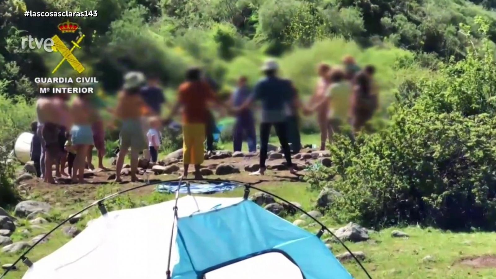 La Guardia Civil denuncia a 76 hippies acampados en La Rioja