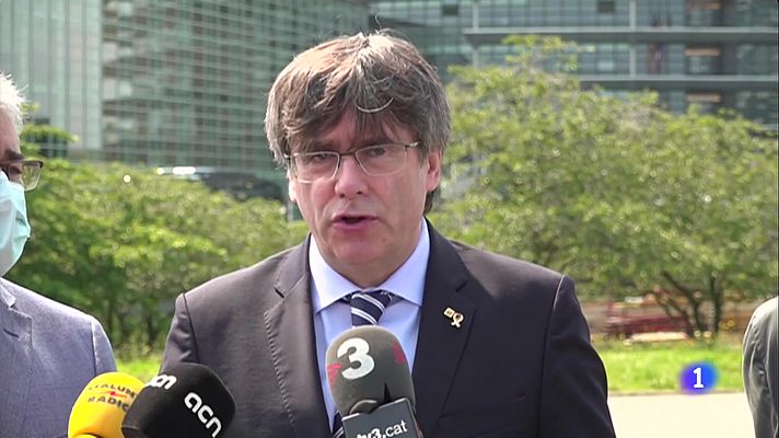 L'advocat Jordi Pina i l'expresident Puigdemont han presentat el recurs de Jordi Turull a Estrasburg