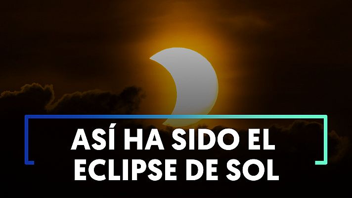 ECLIPSE SOLAR con "ANILLO DE FUEGO", un auténtico espectáculo natural | RTVE Noticias