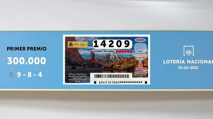 SELAE - Sorteo de la Lotería Nacional del 10/06/2021