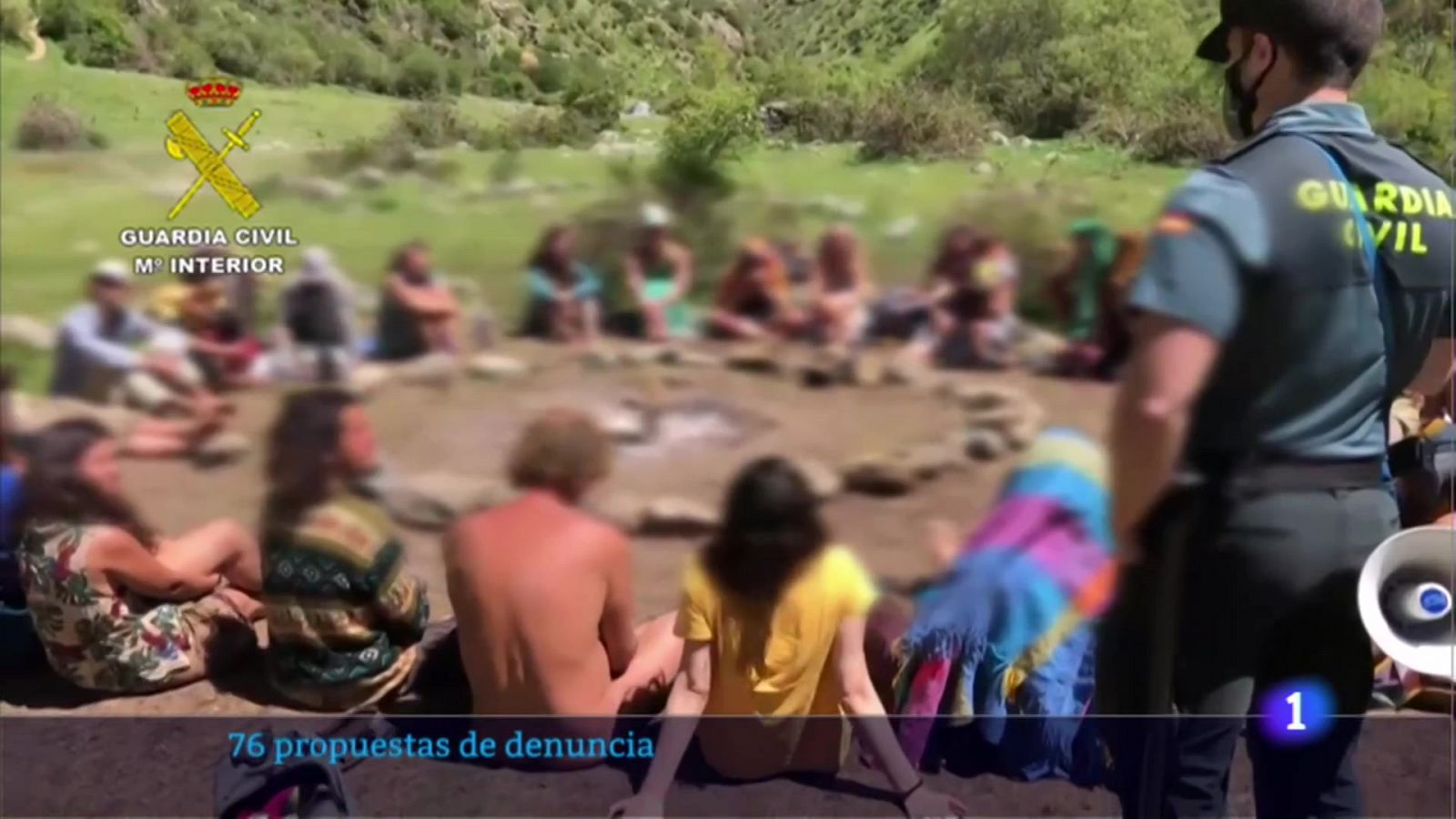 Sin programa: Los integrantes de una comuna "hippie" han sido multados por la Guardia civil por varios incumplimientos. Están acampados en una sierra riojana  | RTVE Play