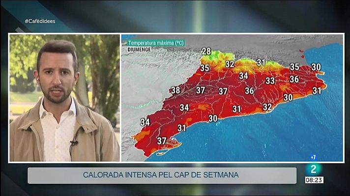 Avui forts xàfecs i calorada tòrrida pel cap de setmana