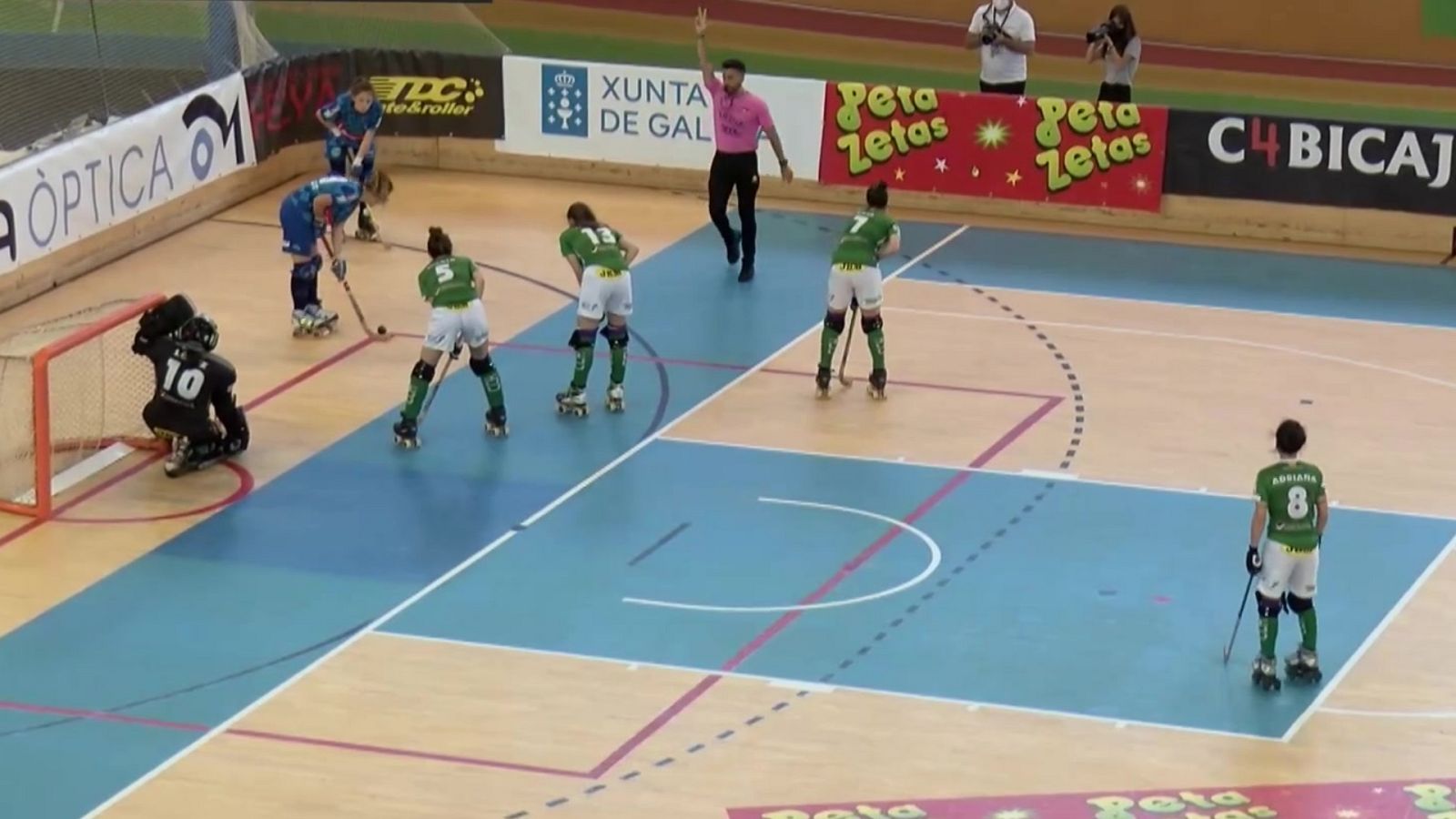 Hockey patines - Copa de la Reina. 1/4 final: Cerdanyola CH - CP las Rozas - ver ahora