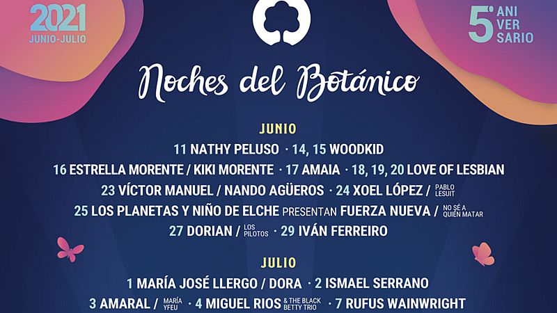 Arrancan 'Las Noches del Botánico', con 44 conciertos programados