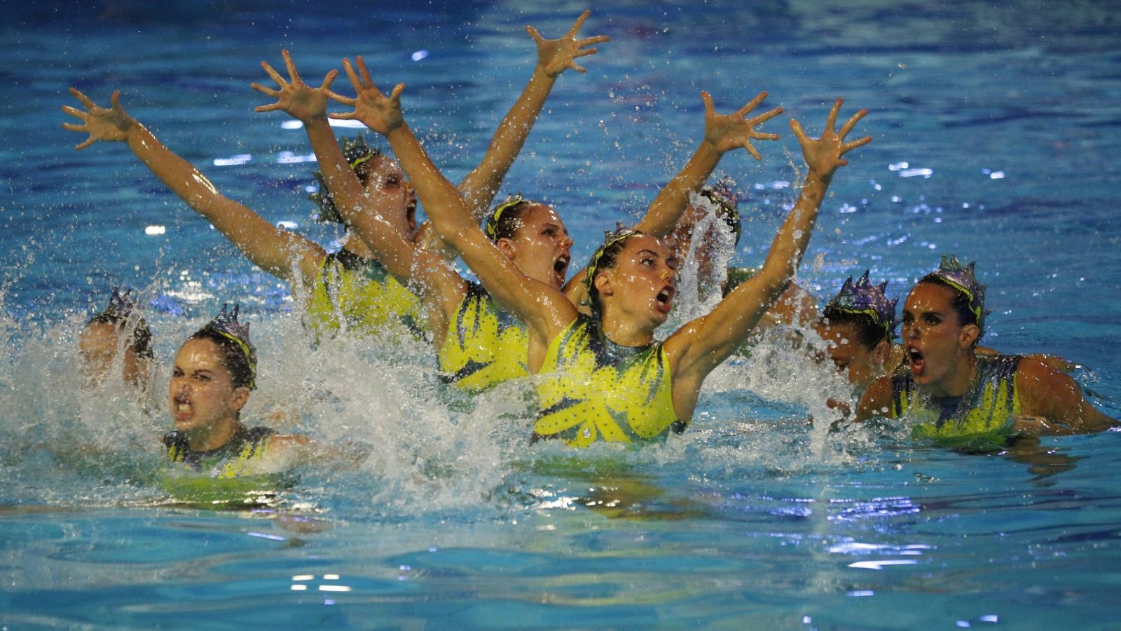 Natación artística - Clasificación olímpica final rutina libre equipos y final World Series