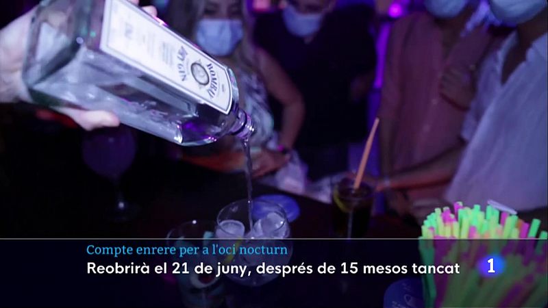 Catalunya reobrirà l'oci nocturn el 21 de juny