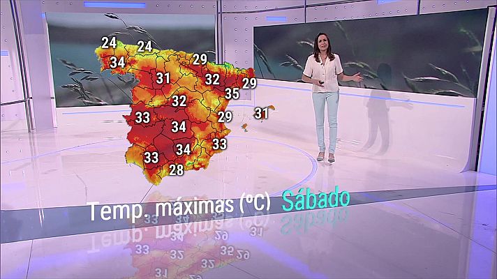 El tiempo - Chubascos y tormentas localmente fuertes y acompañadas de gr