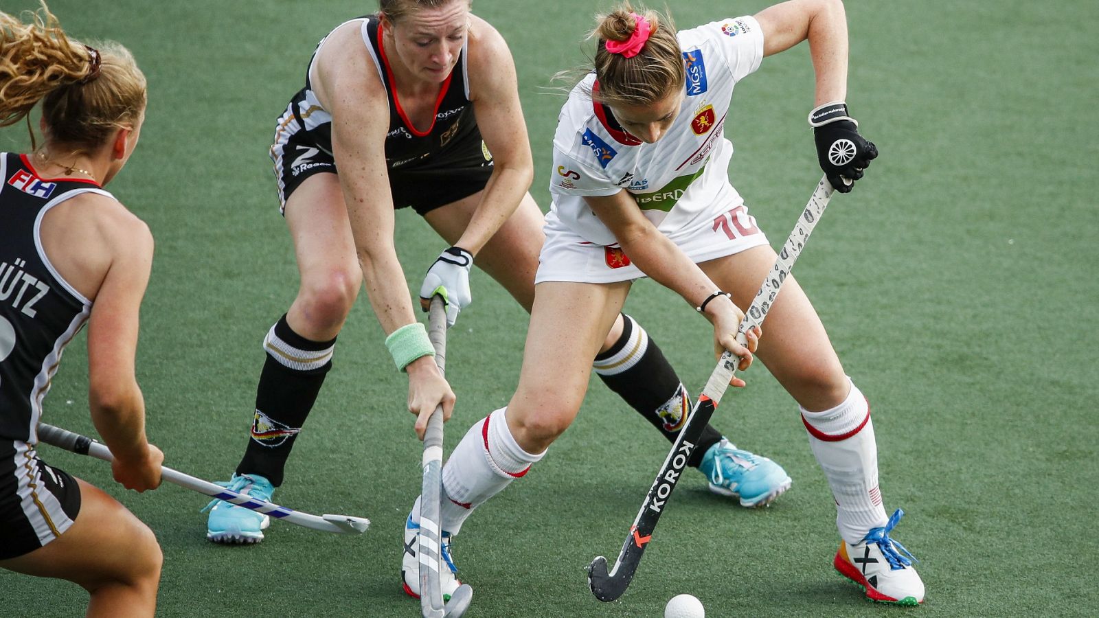 Hockey hierba - Campeonato de Europa femenino. 2ª semifinal: Alemania - España