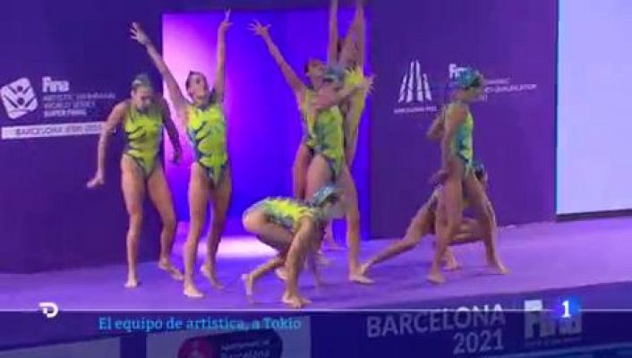 El equipo español de natación artística consigue la plaza para Tokio 2020