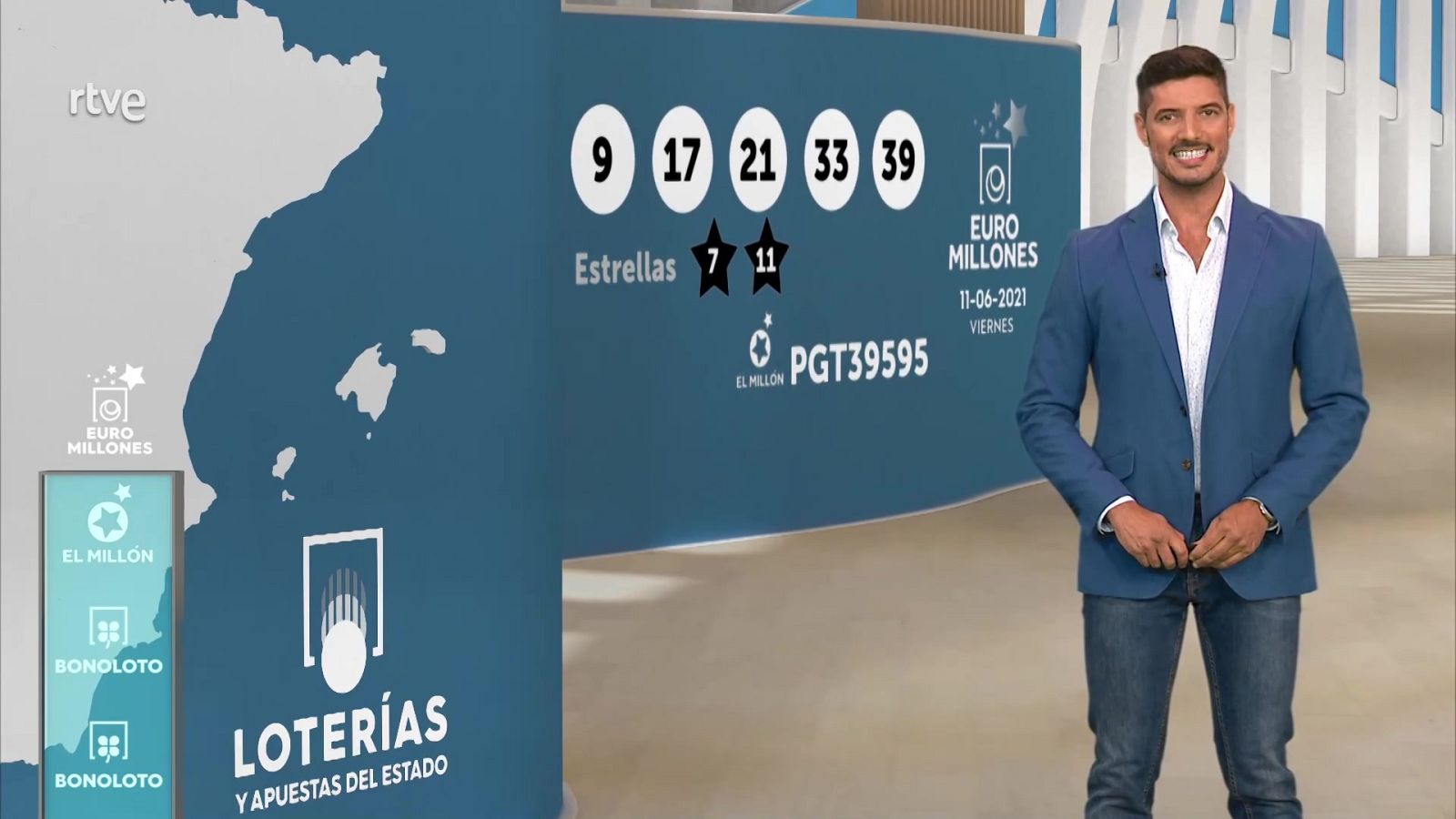 Sorteo de la Bonoloto y Euromillones del 11/06/2021 - ver ahora