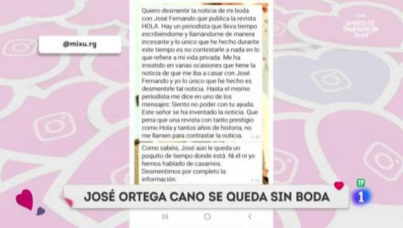 Corazón - ¿Suenan campanas de boda entre José Fernando y Michu?