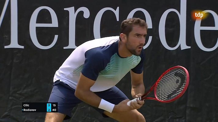 Tenis - ATP 250 Torneo Stuttgart. 2ª Semifinal: Cilic - Rodionov