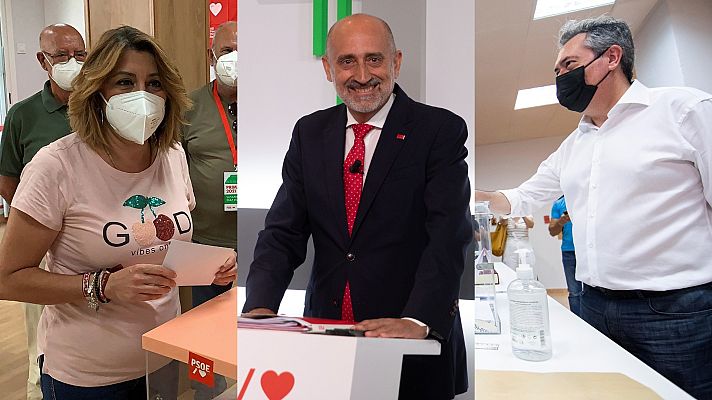 Telediario 1 - Los socialistas andaluces deciden su candidato