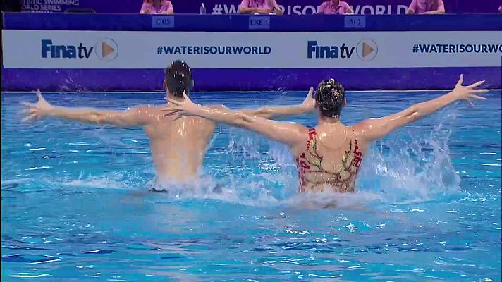 Natación - Final World Series. Rutina libre duos m