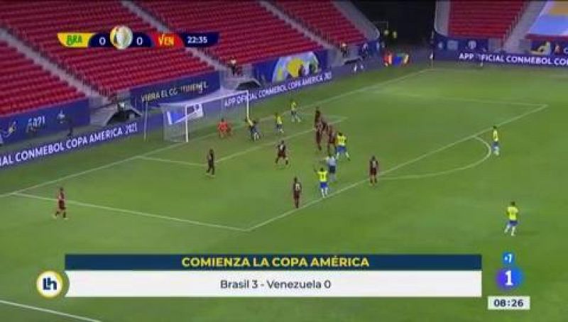 Brasil debuta con victoria en la Copa América pese a las discrepancias políticas