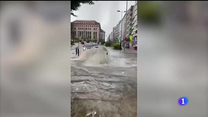 Treboada histórica en Ourense