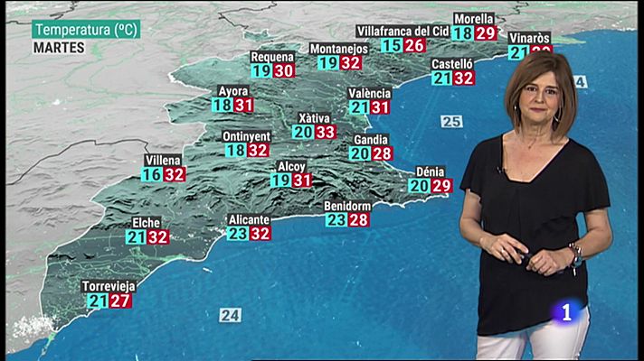 L'informatiu - Comunitat Valenciana - El tiempo en la Comunitat Valenciana - 14/06/21