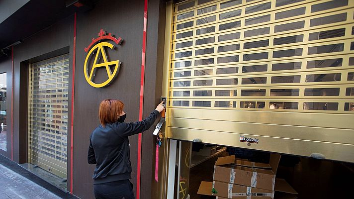 Telediario 1 - La economía española crecerá con fuerza en 2021 y 2022, según el Banco de España