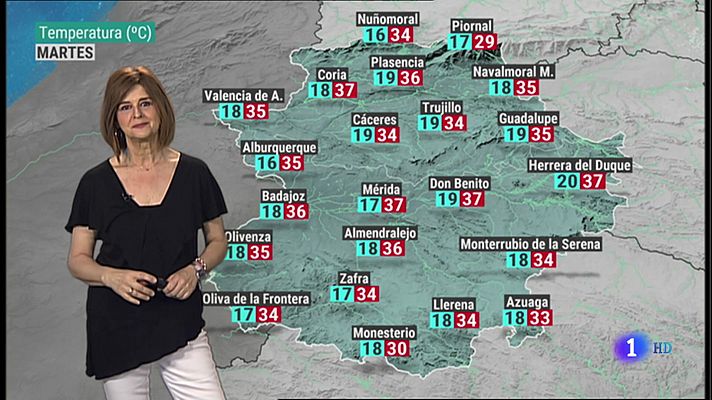 El tiempo en Extremadura - 14/06/2021