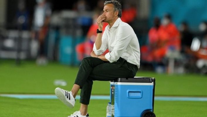 Luis Enrique: "Me quedo con el apoyo de la afición a Morata"