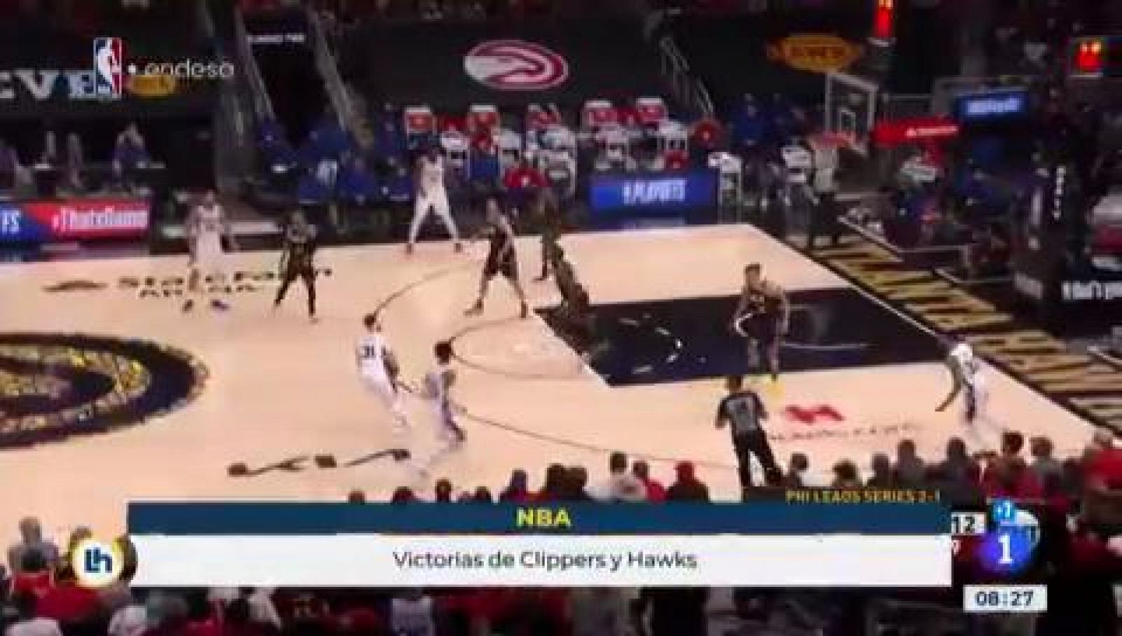 Clippers y Hawks empatan sus series ante Utah y Sixers | Ver