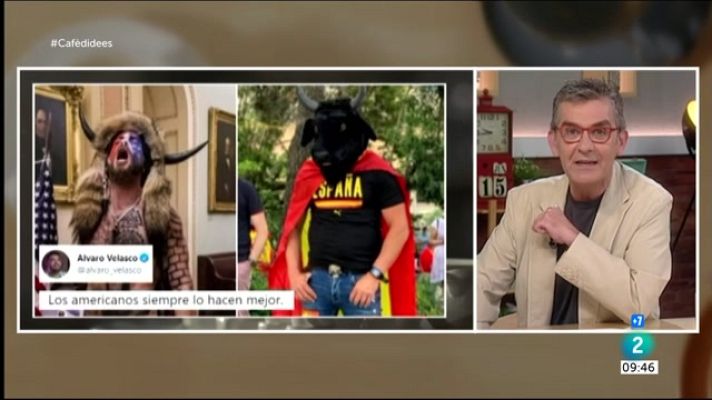 Cafè d'idees - Concentració Colón, Biden-Sánchez i imputats al PP