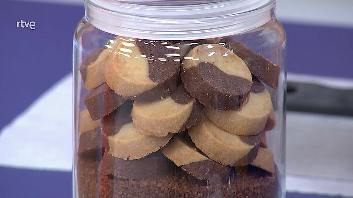 Pastas de chocolate y vainilla muy fáciles