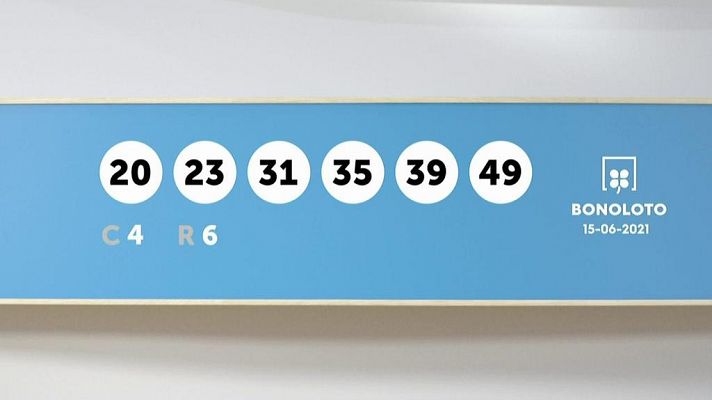 SELAE - Sorteo de la Lotería Bonoloto y Euromillones del 15/06/2021
