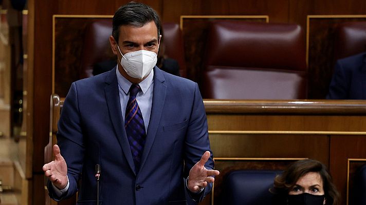 Informativo 24h - Sánchez reprocha al PP "mandar a Ayuso a decir incongruencias" sobre el rey y Casado le acusa de "atacar la igualdad" de los españoles