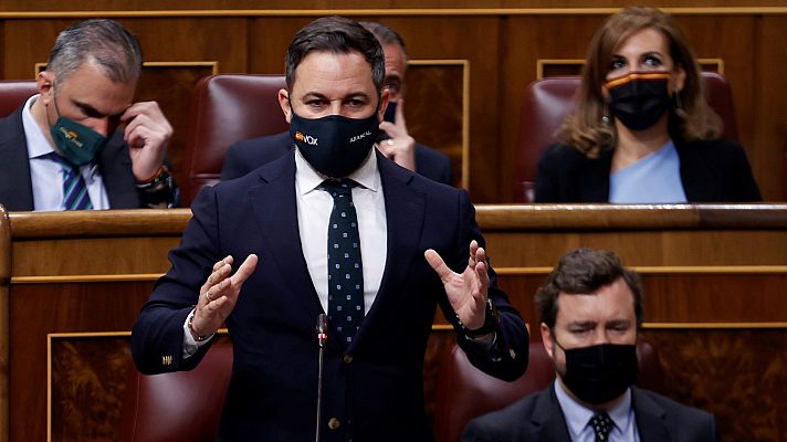 Informativo 24h - Abascal dice que los indultos sitúan "en la ilegalidad" a Sánchez, que responde que ellos son "los que añoran el franquismo"