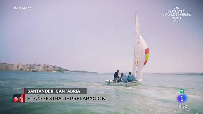 Gemma Mengual cambia la natación sincronizada por la vela 