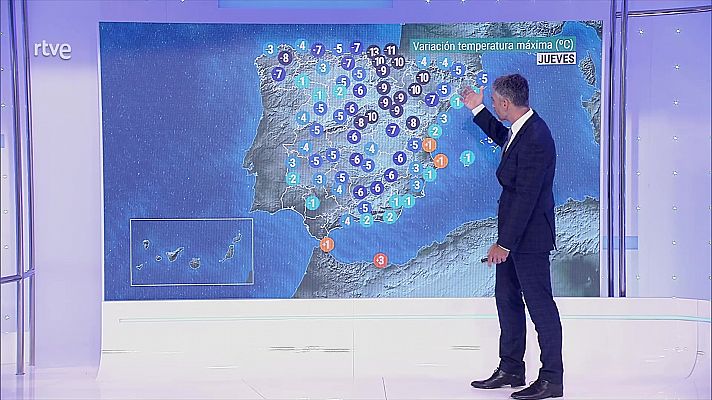 Temperaturas significativamente altas en Baleares y zonas del interior del nordeste peninsular