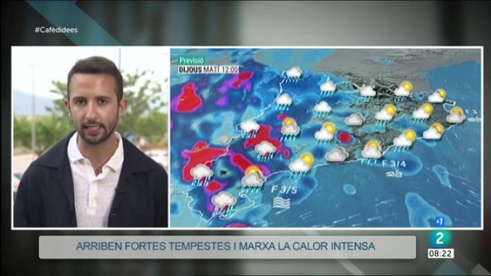El temps - Arriben fortes tempestes i marxa la calor intensa