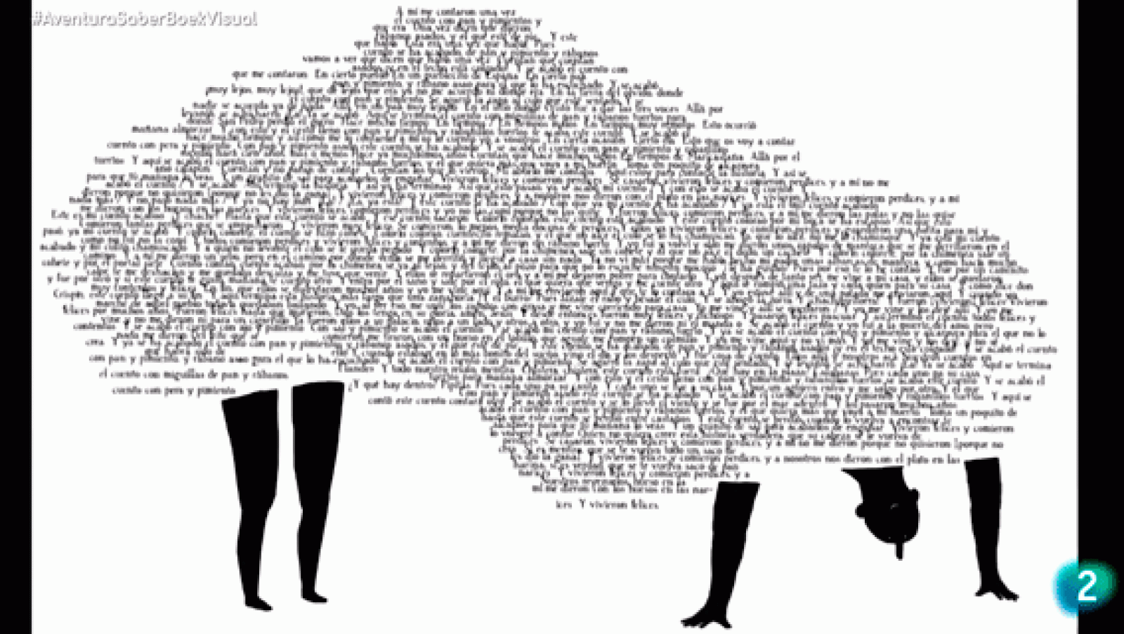 La aventura del saber Boek visual Guridi ilustración Poesía Visual arte conceptual #AventuraSaberBoekVisual