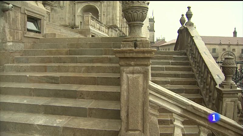 Catedral de Santiago, remata a restauración da fachada do Obradoiro 