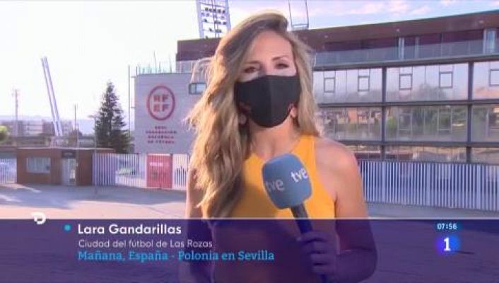 Telediario Matinal - España prepara el partido ante Polonia a la espera de Busquets