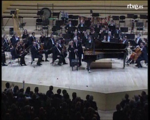 La pianista barcelonina s'acomiadava