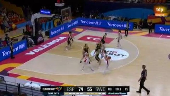 Baloncesto en RTVE - La selección se reivindica con una gran victoria ante Suecia en el Eurobasket