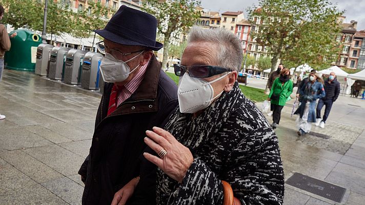 Telediario 1 - Último fin de semana con mascarillas obligatorias al aire libre