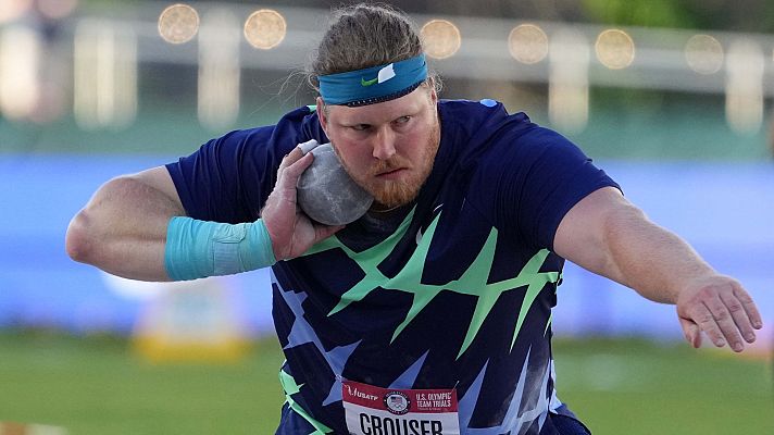 Telediario 1 - Ryan Crouser bate el récord mundial de lanzamiento de peso 31 años después