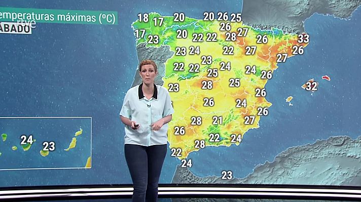 El tiempo - Temperaturas nocturnas en ligero ascenso en el tercio noreste peninsular, y en descenso en la mitad oeste peninsular