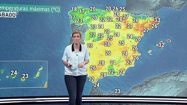 Temperaturas nocturnas en ligero ascenso en el tercio noreste peninsular, y en descenso en la mitad oeste peninsular