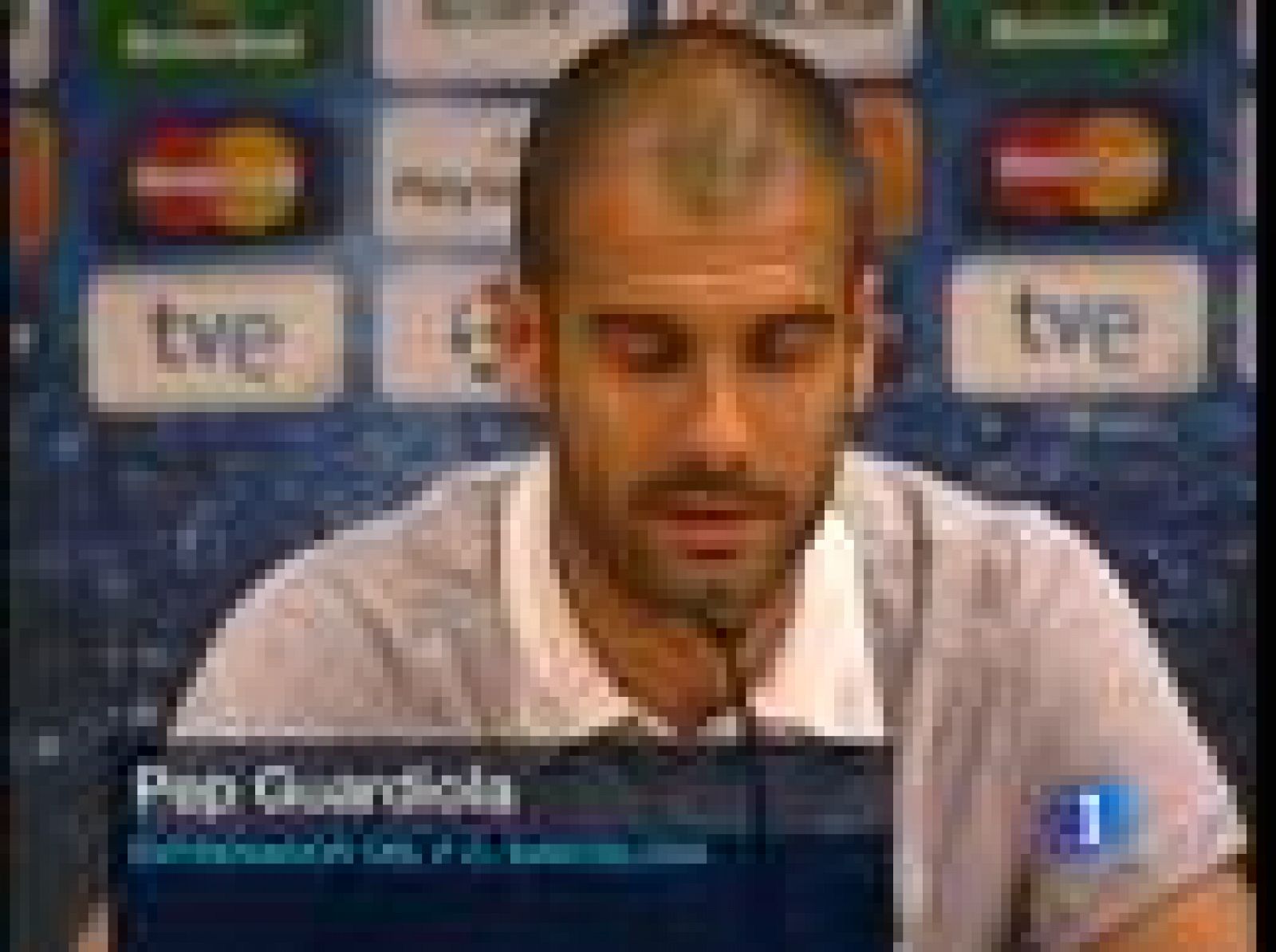 Para Guardiola su equipo es el menos favorito para hacerse con la Champions League, ya que por historia el campeón tiene difícil volver a conquistar el título al año siguiente (28/09/2009).