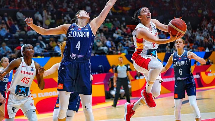 España arrolla a Eslovaquia y se mete en octavos del Eurobasket