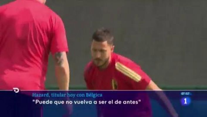 Telediario Matinal - Eden Hazard: "Me rompí tres veces el tobillo, puede que no vuelva a ser el mismo"