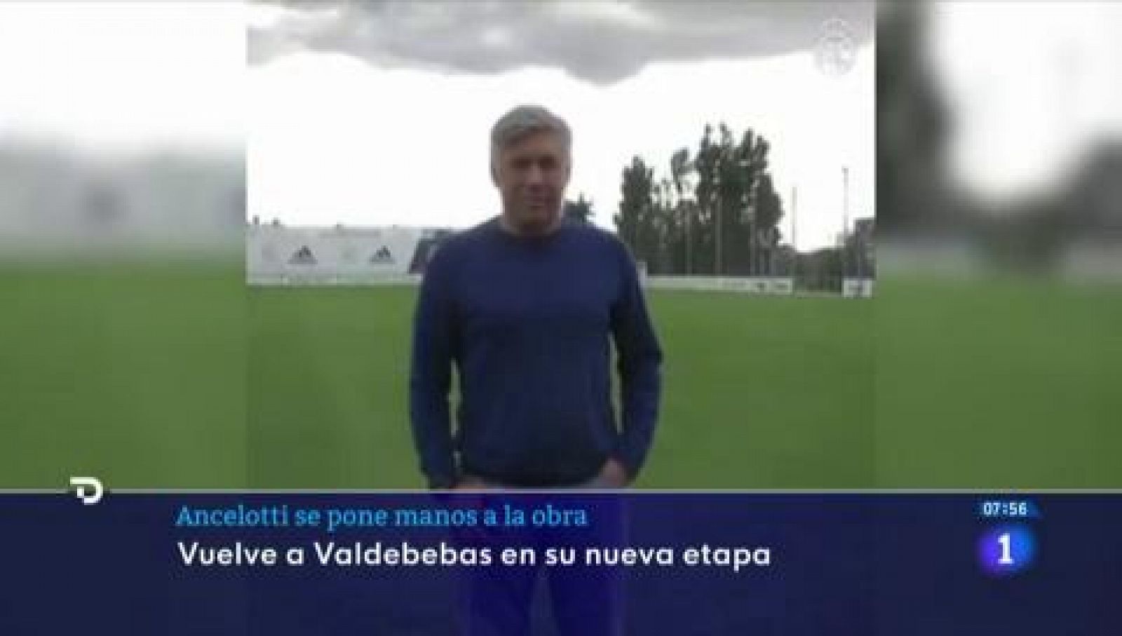 Ancelotti ya trabaja en Valdebebas