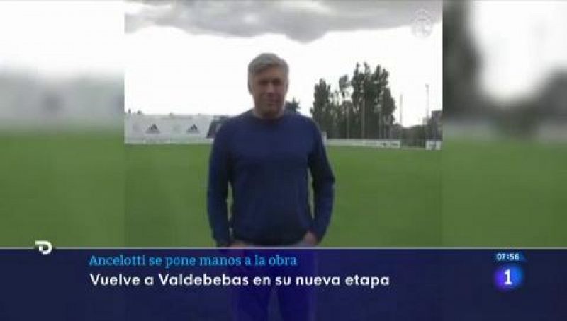Ancelotti prepara en Valdebebas su segunda etapa al frente del Real Madrid