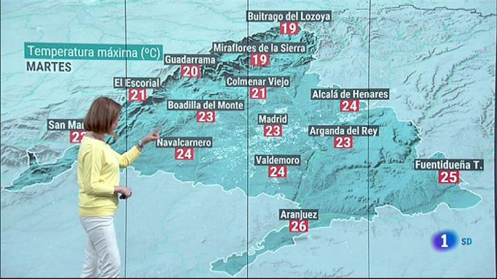 El Tiempo en la Comunidad de Madrid    22/06/2021